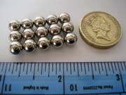 1/4" Spheres - Grade N38 