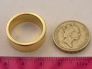 D23.6 - D19.6 x 8mm Gold Ring - Grade N42